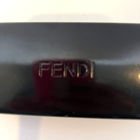 Fendi F773R 714 Brown Rhinestone Rectangular Eyeglasses Frames Made In Italy 52[ - Picture 12 of 14